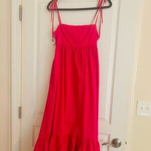 Showpo 100% Cotton Pink Midi Dress
